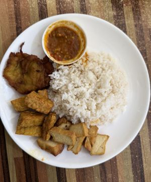 Ayam Penyet@LV  at Lucky Vegetarian 如意素食 in Batam