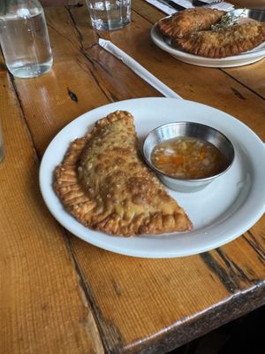 Veggie Empanada  at Puerto Viejo in Brooklyn