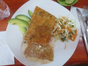 Calabacitas relleno at Vege Taco in Mexico City