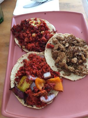 Tacos at Vege Taco in Mexico City