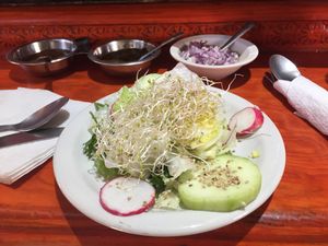 Salad (set menu) at Vege Taco in Mexico City
