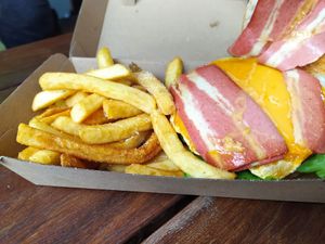 Burgenator at Vegie Bar Take Away in Fitzroy