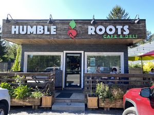 Storefront  at Humble Roots Cafe in Maple Ridge