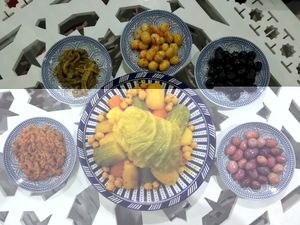 vegan Couscous at Dar Tajine in Fes