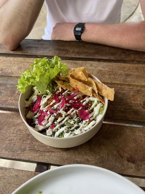 Burrito bowl   at Shady Lane in Mirissa