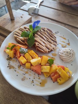 pancakes at Shady Lane in Mirissa