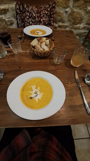 Soup was cold. at Toutes Les Couleurs in Lyon