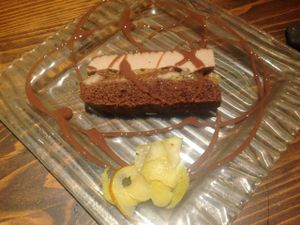 Chocolate cake at Toutes Les Couleurs in Lyon