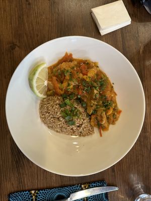 Seitan stew  at Toutes Les Couleurs in Lyon