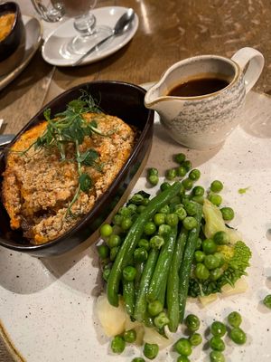 Vegan lentil
Shepherds pie  at The Lion Hotel in Dartford