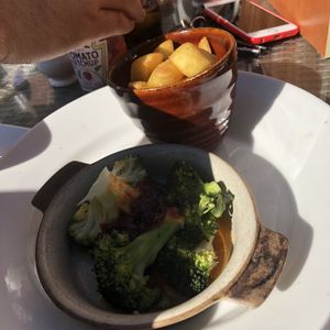 Side dishes vegan  at The Lion Hotel in Dartford
