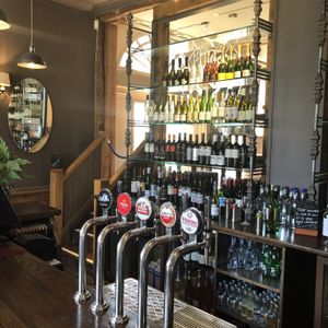 Inside - very traditional English pub at The Lion Hotel in Dartford