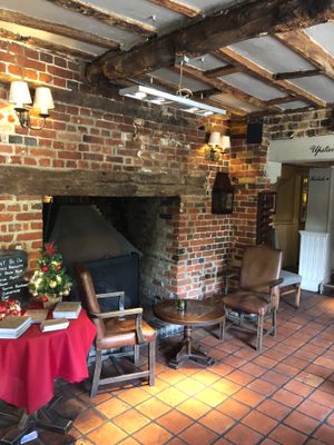 Inside bar area - historic village pub  at The Lion Hotel in Dartford