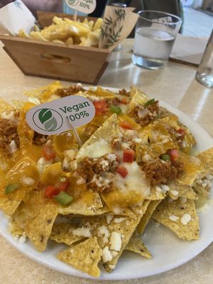 Vegan nachos  at Soma Bistro in La Pineda