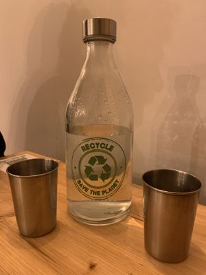 Agua gratis  at Vegan Queen in Murcia
