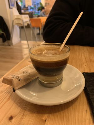 Café bombón  at Vegan Queen in Murcia