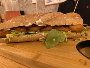 Bacata de calamares   at Vegan Queen in Murcia