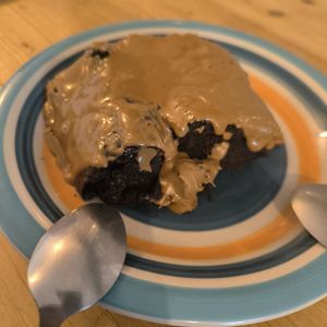 Brownie chocolate con lotus at Vegan Queen in Murcia