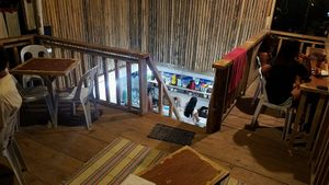 upstairs at Cafe Honest in Siargao