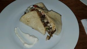 eggplant gyro at Cafe Honest in Siargao