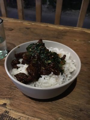 Soy chicken at Cafe Honest in Siargao