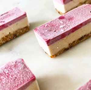 Vegan cheesecake at The Chambers in Folkestone