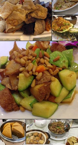 Tofu and beans   at Three Virtues 三德食品 - North Point in Hong Kong Island