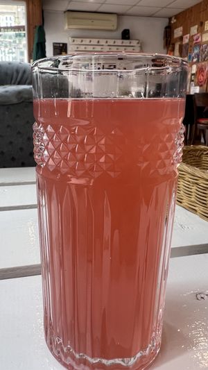 ‘Kompot’ its also very polish stuff, drink made of boiled fruits  at Jarmuzno in Bielsko-biala