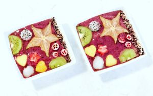 Smoothie bowls at Mara's by Matenaer Catering in Sheboygan