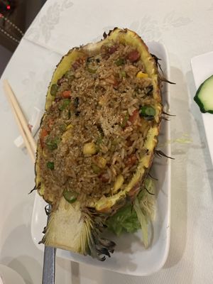 Pineapple fried rice at Three Virtues 三德食品 - Jordan in Kowloon
