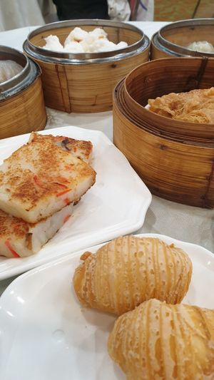 All our dim sum favs! at Three Virtues 三德食品 - Jordan in Kowloon