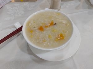 Congee. at Three Virtues 三德食品 - Jordan in Kowloon
