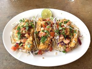 Chikun Tacos at The Sun Vegan in Fountain Valley