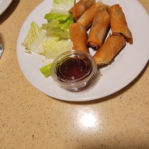 Crispy Rolls not "egg rolls" better at The Sun Vegan in Fountain Valley