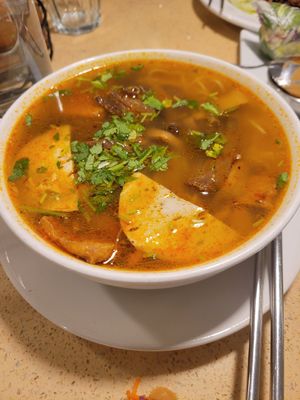 Bun Bo Hue. #Veganuary at The Sun Vegan in Fountain Valley