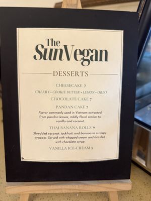   at The Sun Vegan in Fountain Valley