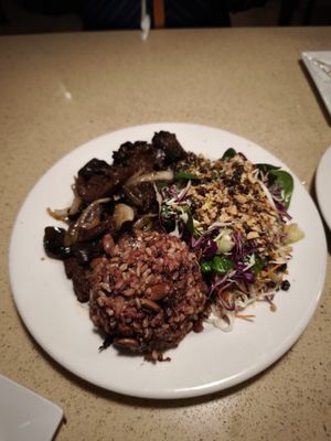 Garlic Stake Strips at The Sun Vegan in Fountain Valley