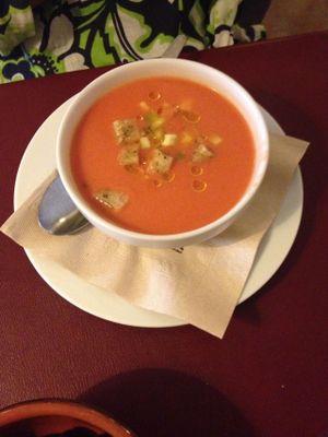 Gazpacho  at Biocenter - Pintor Fortuny in Barcelona