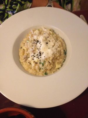 Vegan risotto at Biocenter - Pintor Fortuny in Barcelona