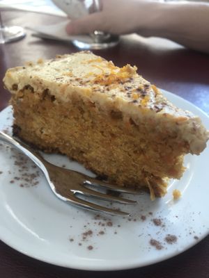 Carrot cake at Biocenter - Pintor Fortuny in Barcelona
