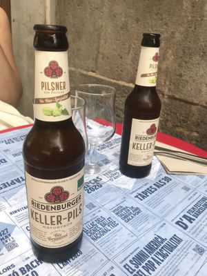 Bio beer at Biocenter - Pintor Fortuny in Barcelona
