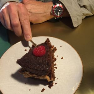 yummy vegan desserts  at Biocenter - Pintor Fortuny in Barcelona