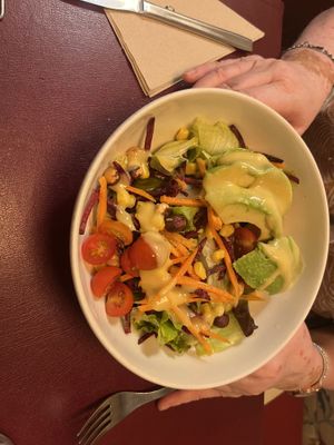 Roja y verde salad   at Biocenter - Pintor Fortuny in Barcelona