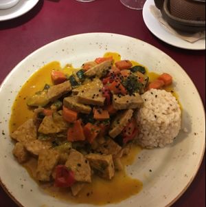 tempeh curry at Biocenter - Pintor Fortuny in Barcelona