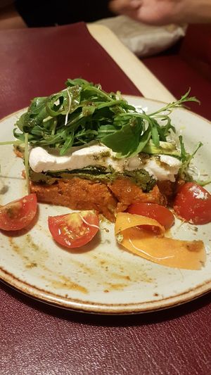 Raw lasagna (half) at Biocenter - Pintor Fortuny in Barcelona