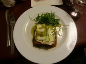 Raw vegan lasaña..... Increíble at Biocenter - Pintor Fortuny in Barcelona