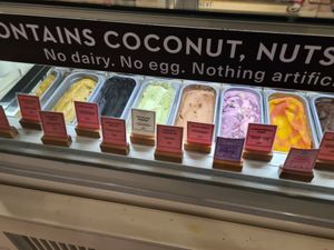 Ice cream options at Kind Kones - Bangsar Village in Kuala Lumpur