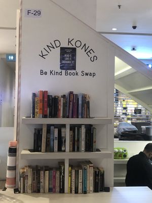 They have a book swap  at Kind Kones - Bangsar Village in Kuala Lumpur
