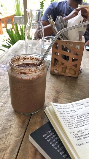 Espresso, Cacao, Dates, Cashew, Coconut Milk, Cinnamon at Nomad Café | Boutique in Weligama