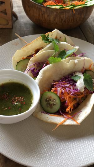 Jackfruit Tacos at Nomad Café | Boutique in Weligama
